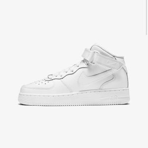 NIKE MID AIR FORCE BIG KIDS SNEAKERS size 5.5Y/womens 7